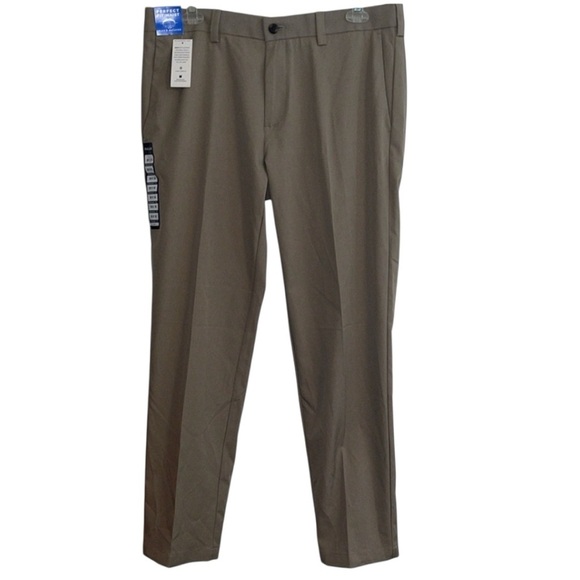 🌹NWT/HAGGAR STRAIGHT FIT FLEX PANTS - Picture 1 of 6